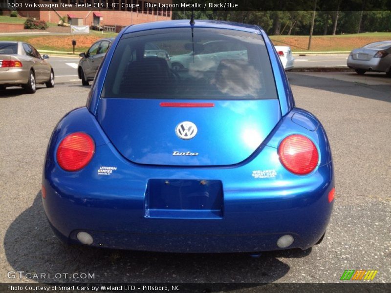 Blue Lagoon Metallic / Black/Blue 2003 Volkswagen New Beetle GLS 1.8T Coupe
