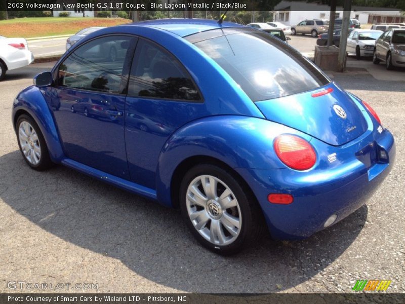 Blue Lagoon Metallic / Black/Blue 2003 Volkswagen New Beetle GLS 1.8T Coupe