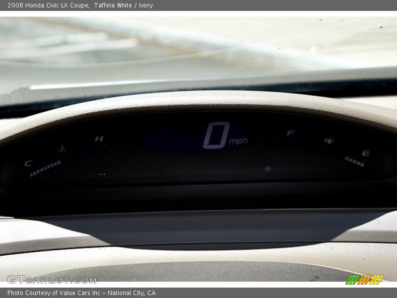 Taffeta White / Ivory 2008 Honda Civic LX Coupe