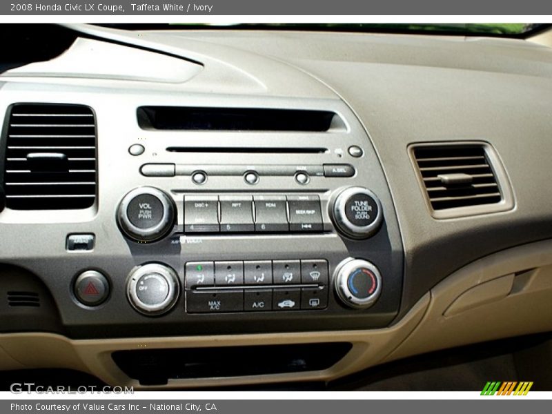 Taffeta White / Ivory 2008 Honda Civic LX Coupe