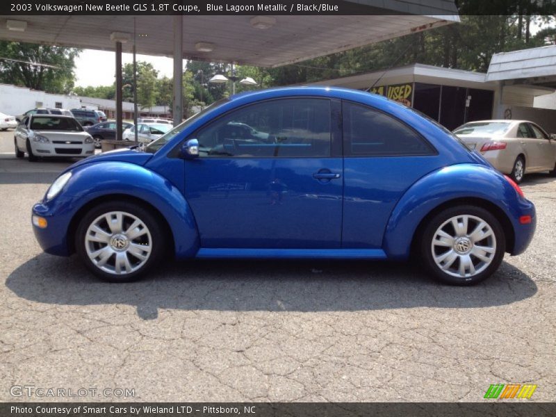 Blue Lagoon Metallic / Black/Blue 2003 Volkswagen New Beetle GLS 1.8T Coupe