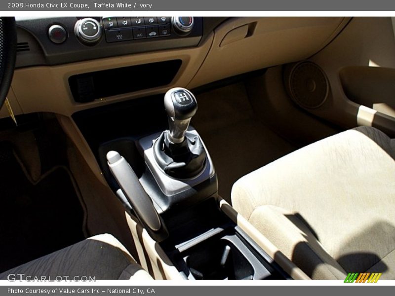 Taffeta White / Ivory 2008 Honda Civic LX Coupe