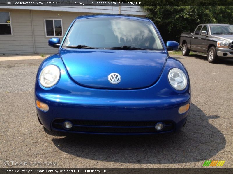 Blue Lagoon Metallic / Black/Blue 2003 Volkswagen New Beetle GLS 1.8T Coupe