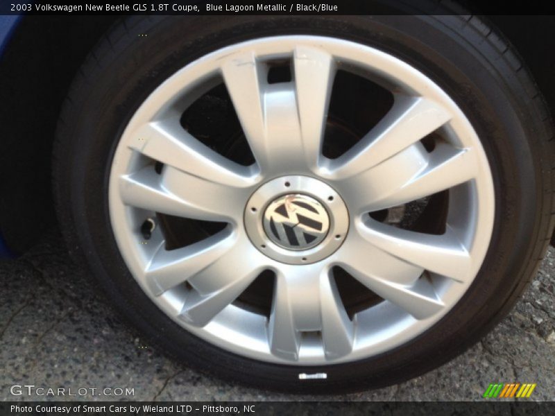 Blue Lagoon Metallic / Black/Blue 2003 Volkswagen New Beetle GLS 1.8T Coupe