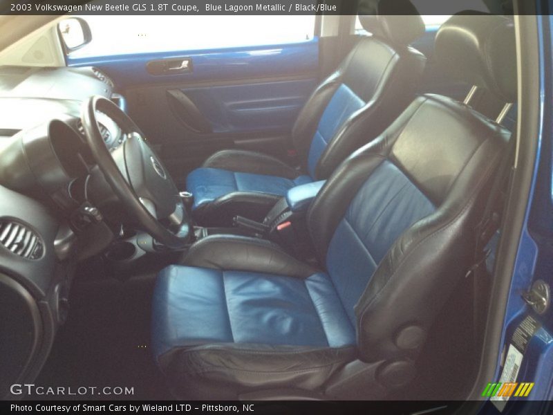 Blue Lagoon Metallic / Black/Blue 2003 Volkswagen New Beetle GLS 1.8T Coupe
