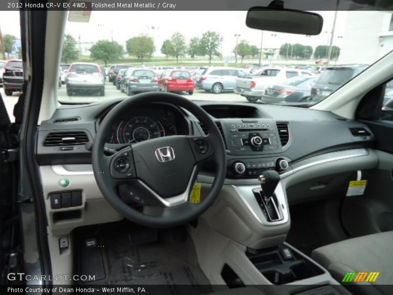Polished Metal Metallic / Gray 2012 Honda CR-V EX 4WD