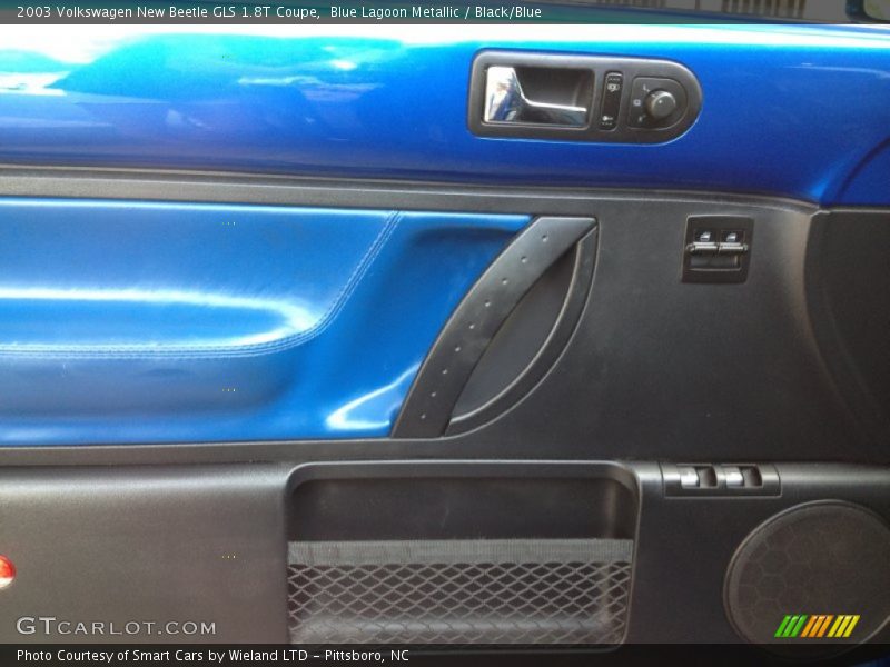 Blue Lagoon Metallic / Black/Blue 2003 Volkswagen New Beetle GLS 1.8T Coupe