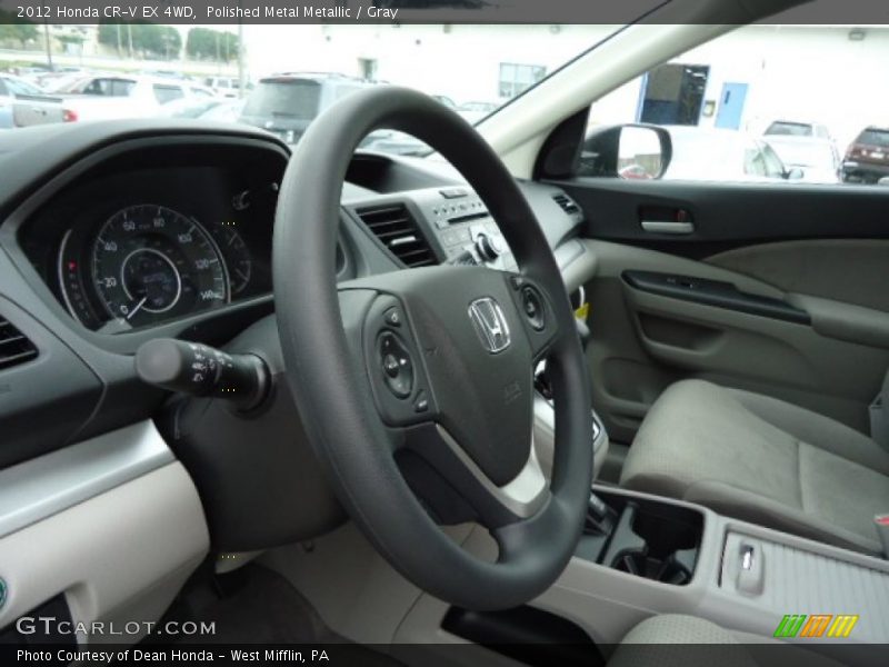 Polished Metal Metallic / Gray 2012 Honda CR-V EX 4WD