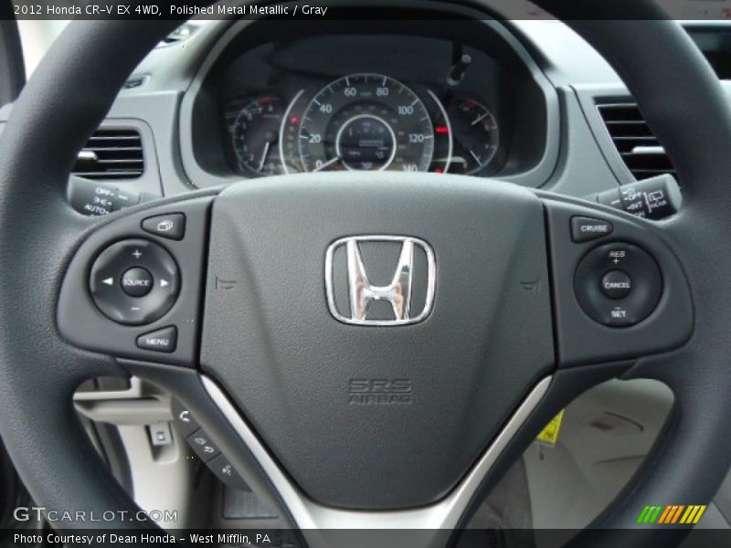 Polished Metal Metallic / Gray 2012 Honda CR-V EX 4WD