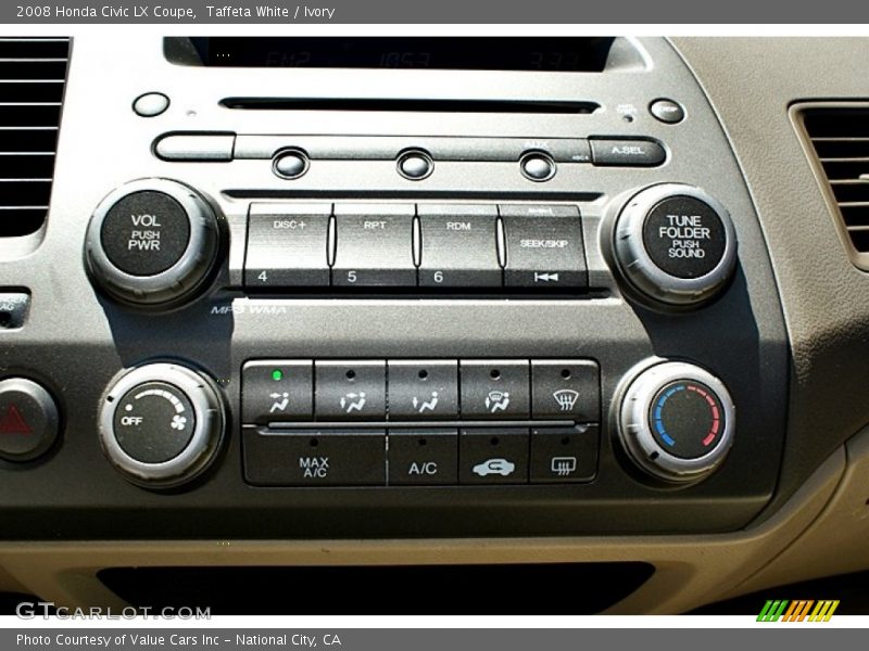 Taffeta White / Ivory 2008 Honda Civic LX Coupe