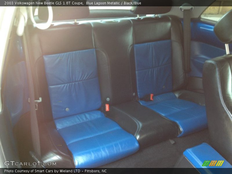 Blue Lagoon Metallic / Black/Blue 2003 Volkswagen New Beetle GLS 1.8T Coupe