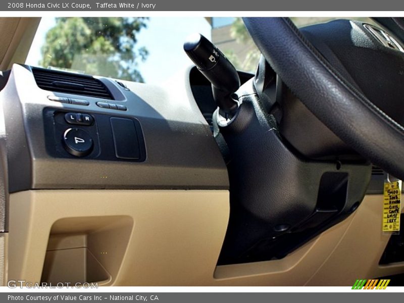 Taffeta White / Ivory 2008 Honda Civic LX Coupe