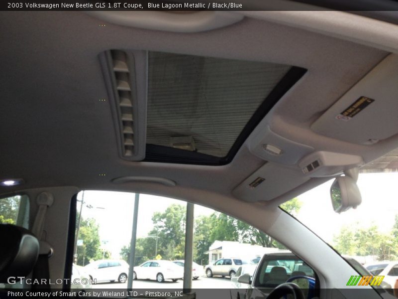 Blue Lagoon Metallic / Black/Blue 2003 Volkswagen New Beetle GLS 1.8T Coupe