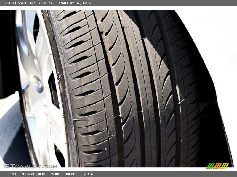 Taffeta White / Ivory 2008 Honda Civic LX Coupe