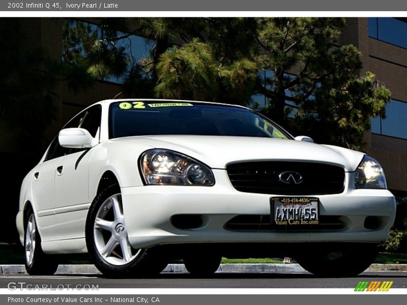 Ivory Pearl / Latte 2002 Infiniti Q 45