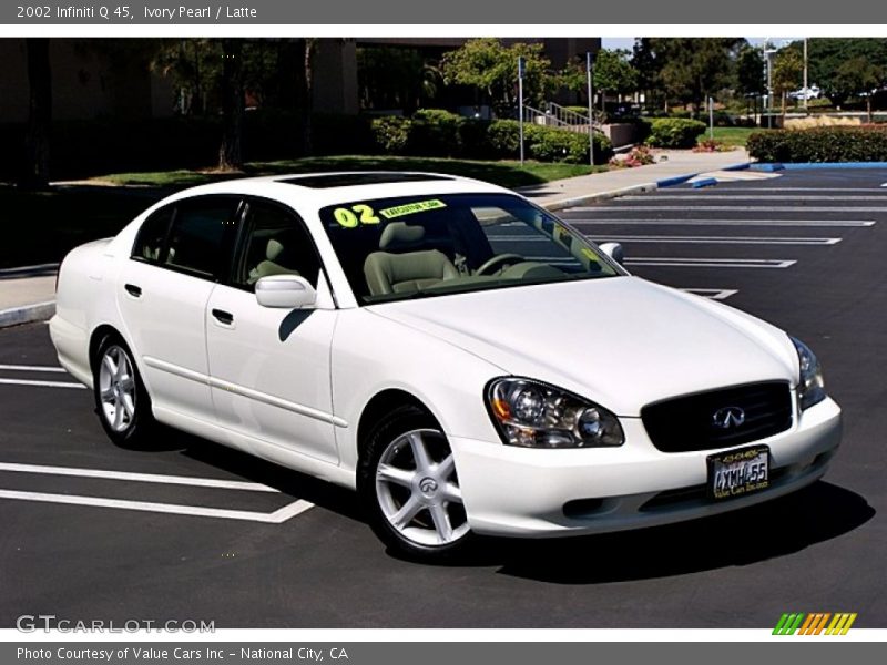 Ivory Pearl / Latte 2002 Infiniti Q 45