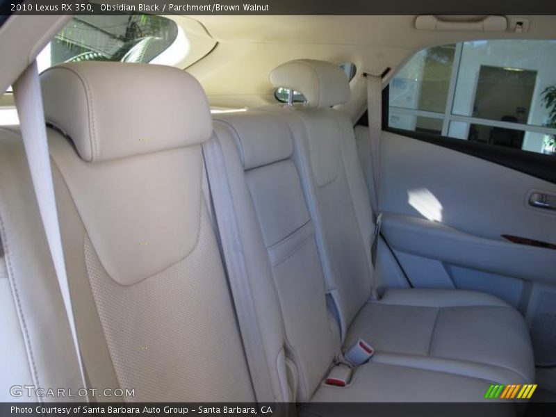 Obsidian Black / Parchment/Brown Walnut 2010 Lexus RX 350