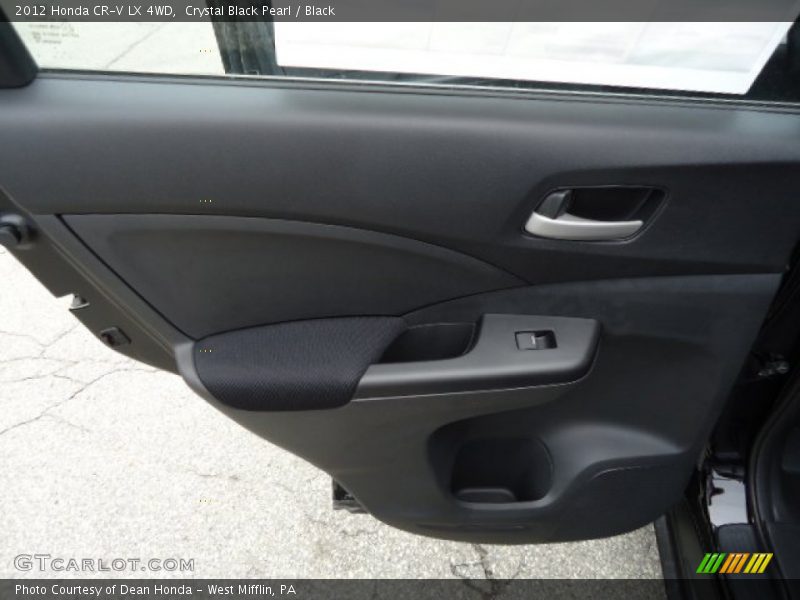Crystal Black Pearl / Black 2012 Honda CR-V LX 4WD
