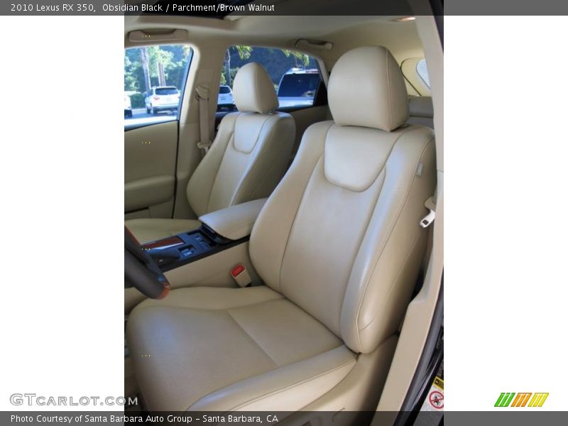 Obsidian Black / Parchment/Brown Walnut 2010 Lexus RX 350