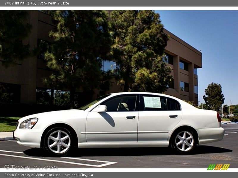Ivory Pearl / Latte 2002 Infiniti Q 45