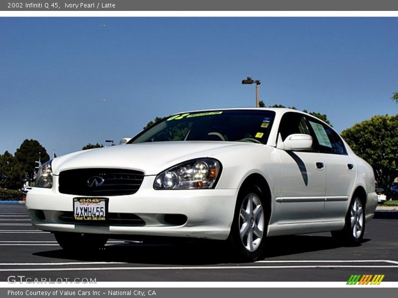 Ivory Pearl / Latte 2002 Infiniti Q 45