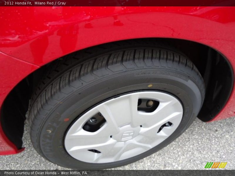 Milano Red / Gray 2012 Honda Fit