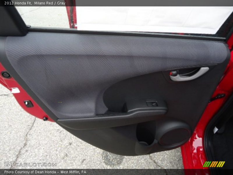 Milano Red / Gray 2012 Honda Fit