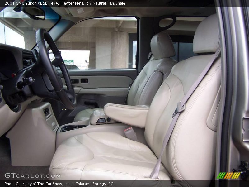 Pewter Metallic / Neutral Tan/Shale 2001 GMC Yukon XL SLT 4x4