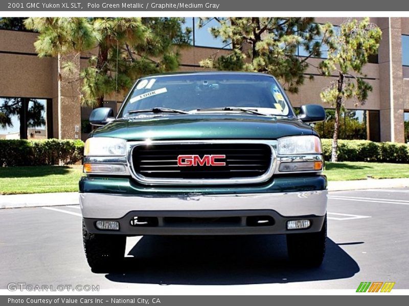 Polo Green Metallic / Graphite/Medium Gray 2001 GMC Yukon XL SLT