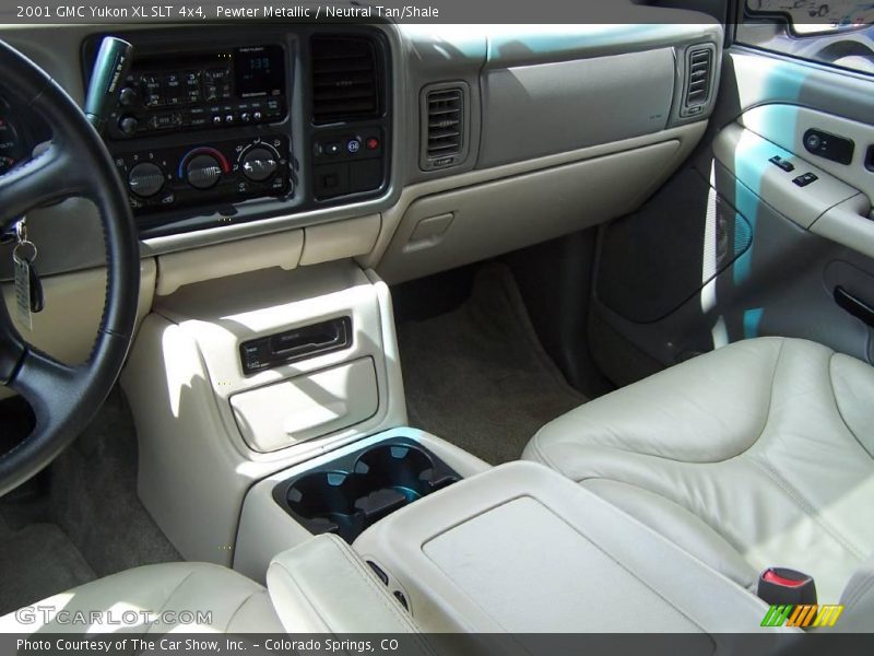 Pewter Metallic / Neutral Tan/Shale 2001 GMC Yukon XL SLT 4x4