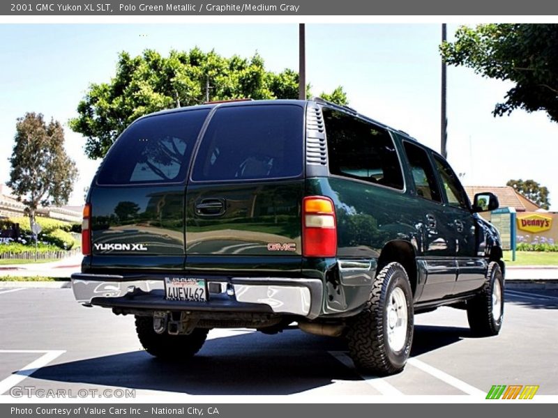 Polo Green Metallic / Graphite/Medium Gray 2001 GMC Yukon XL SLT