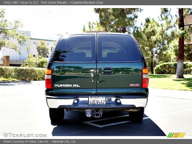 Polo Green Metallic / Graphite/Medium Gray 2001 GMC Yukon XL SLT