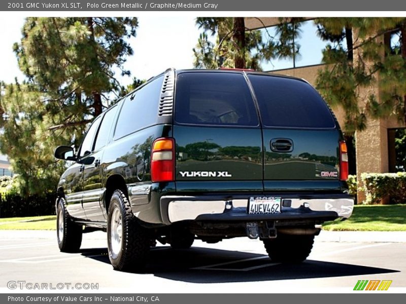 Polo Green Metallic / Graphite/Medium Gray 2001 GMC Yukon XL SLT