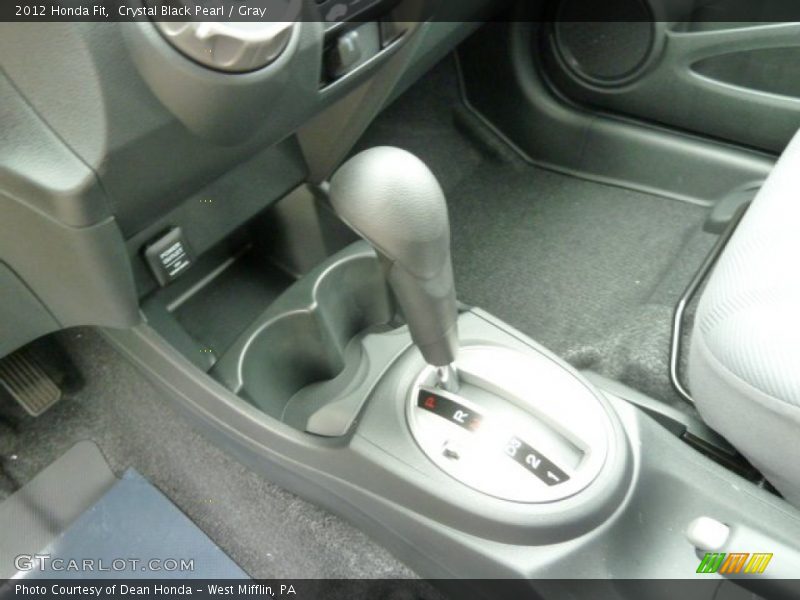 Crystal Black Pearl / Gray 2012 Honda Fit