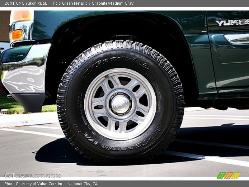 Polo Green Metallic / Graphite/Medium Gray 2001 GMC Yukon XL SLT