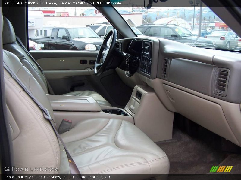 Pewter Metallic / Neutral Tan/Shale 2001 GMC Yukon XL SLT 4x4