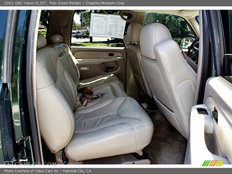 Polo Green Metallic / Graphite/Medium Gray 2001 GMC Yukon XL SLT