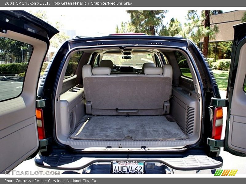 Polo Green Metallic / Graphite/Medium Gray 2001 GMC Yukon XL SLT