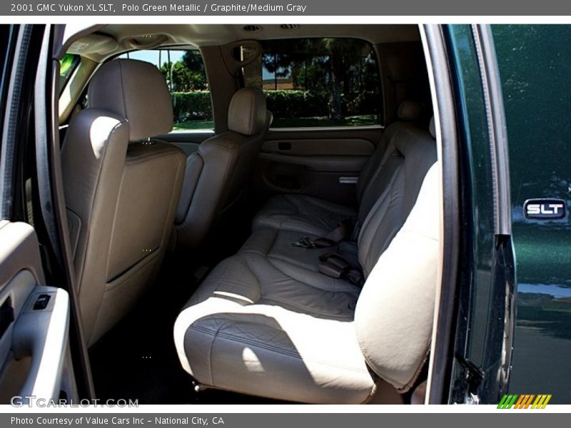Polo Green Metallic / Graphite/Medium Gray 2001 GMC Yukon XL SLT