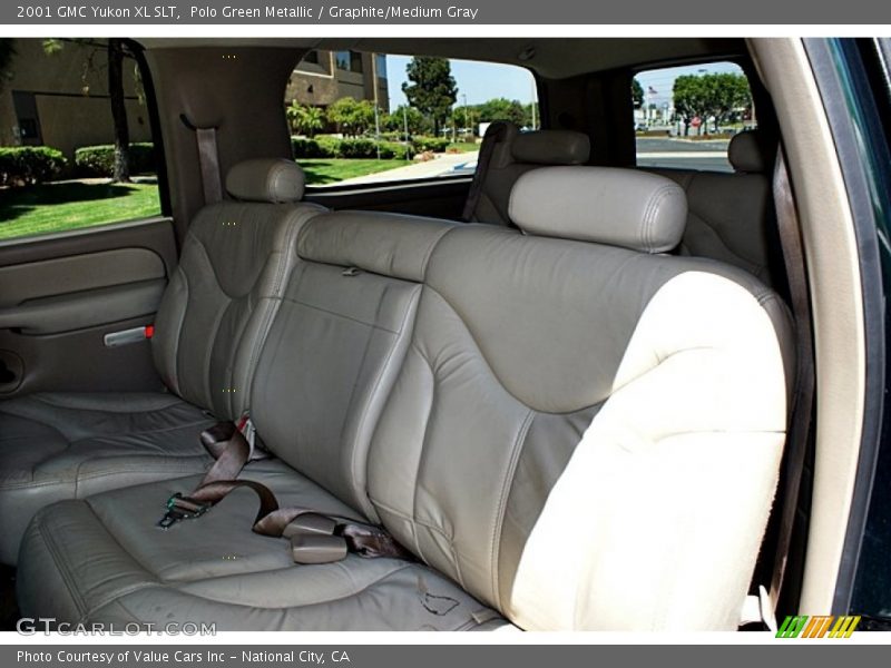 Polo Green Metallic / Graphite/Medium Gray 2001 GMC Yukon XL SLT
