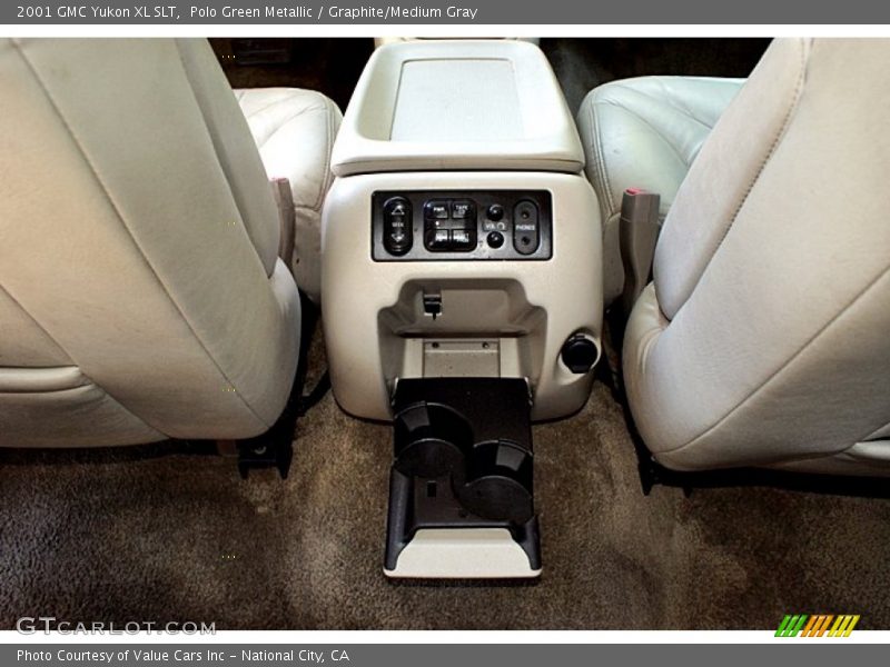 Polo Green Metallic / Graphite/Medium Gray 2001 GMC Yukon XL SLT