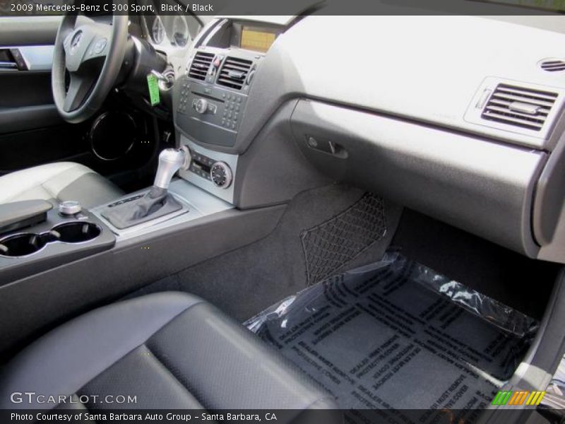 Black / Black 2009 Mercedes-Benz C 300 Sport
