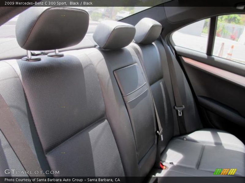 Black / Black 2009 Mercedes-Benz C 300 Sport