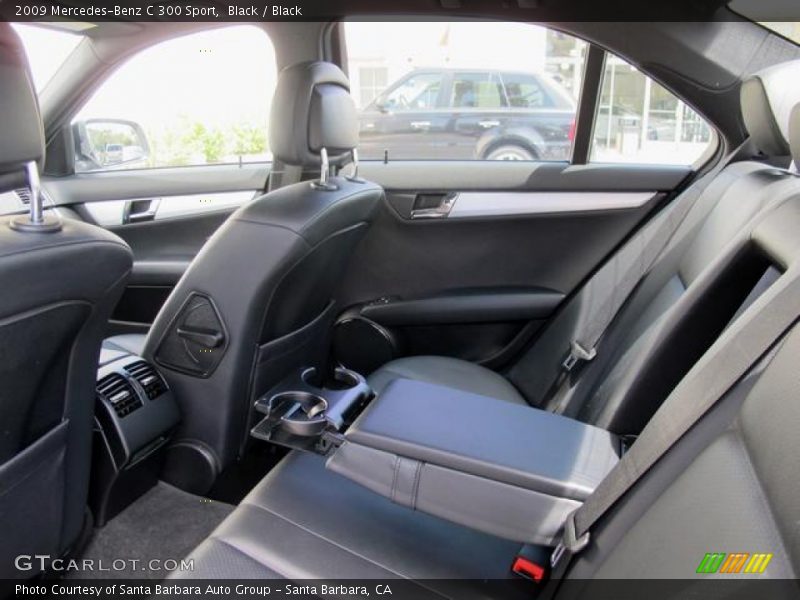 Black / Black 2009 Mercedes-Benz C 300 Sport