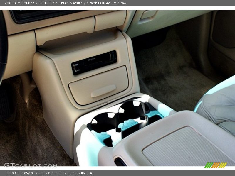 Polo Green Metallic / Graphite/Medium Gray 2001 GMC Yukon XL SLT