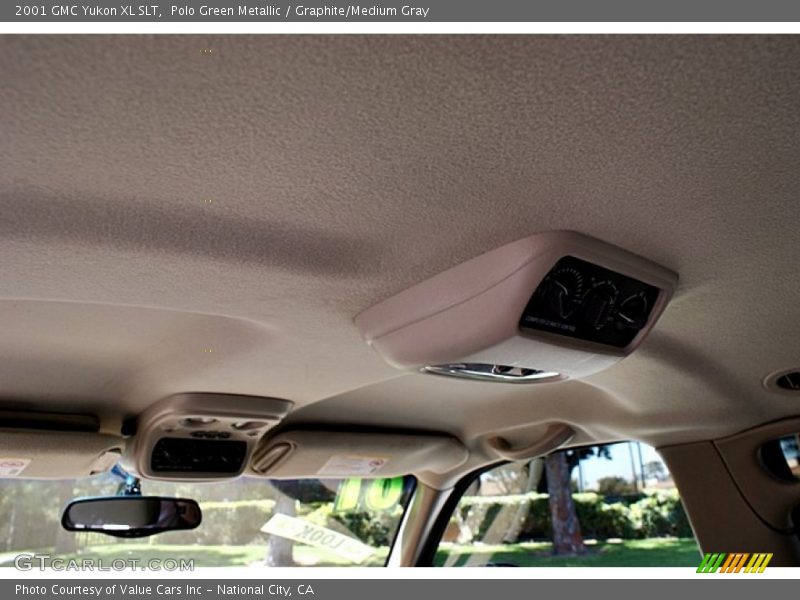 Polo Green Metallic / Graphite/Medium Gray 2001 GMC Yukon XL SLT
