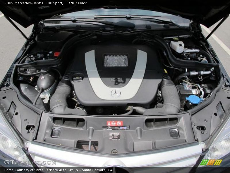 Black / Black 2009 Mercedes-Benz C 300 Sport