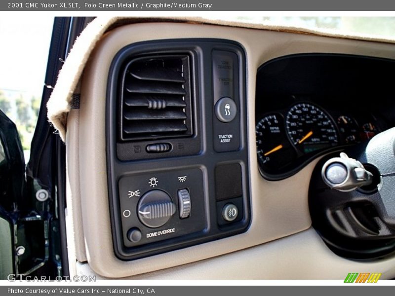 Polo Green Metallic / Graphite/Medium Gray 2001 GMC Yukon XL SLT
