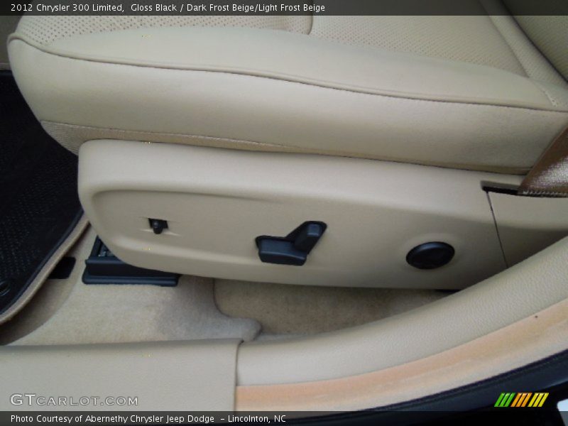 Gloss Black / Dark Frost Beige/Light Frost Beige 2012 Chrysler 300 Limited