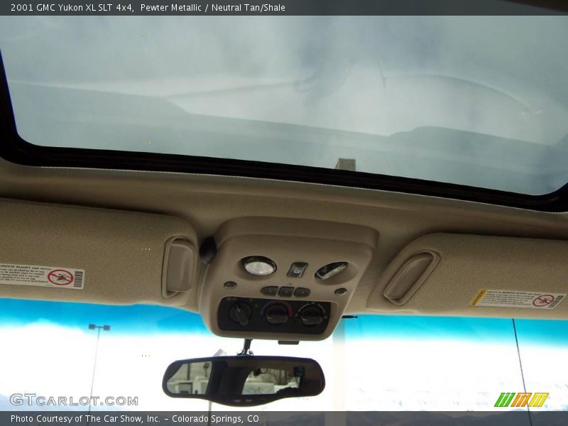 Pewter Metallic / Neutral Tan/Shale 2001 GMC Yukon XL SLT 4x4